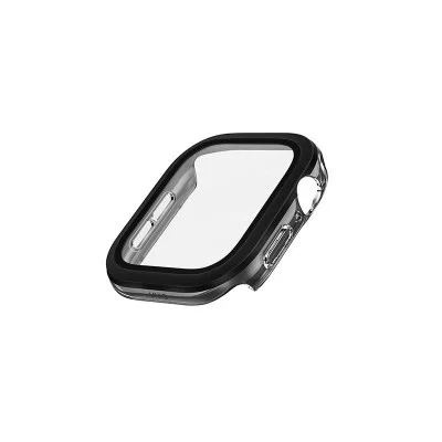 Glass&nbsp;Screen Watch Case With Tempered 46Mm Uniq Voute - Jet Black
